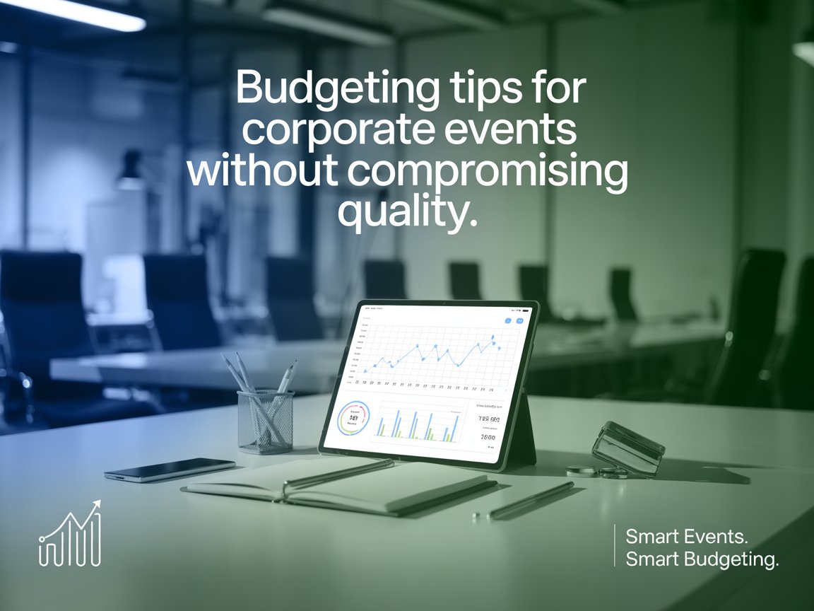 Budgeting Tips for Corporate Events Without Compromising Quality