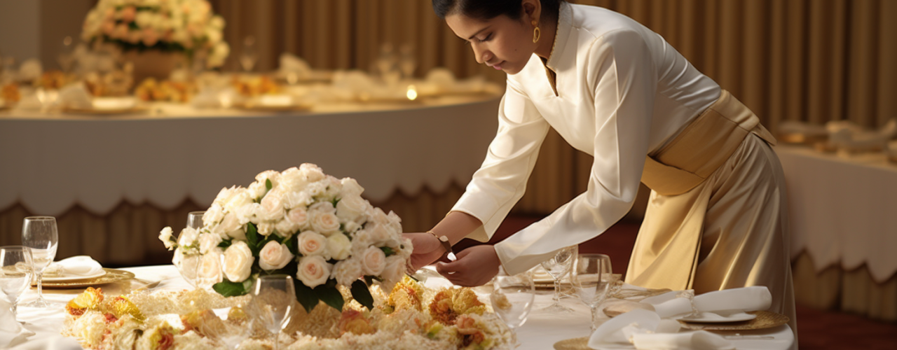 Event Coordination & On-site Management On the day, the family shouldn’t be answering calls about where the makeup artist is or whether the DJ has arrived. Our team takes over. We handle arrivals, cue performances, check catering schedules, and stay until the last chair is stacked and the venue is ready to hand back.